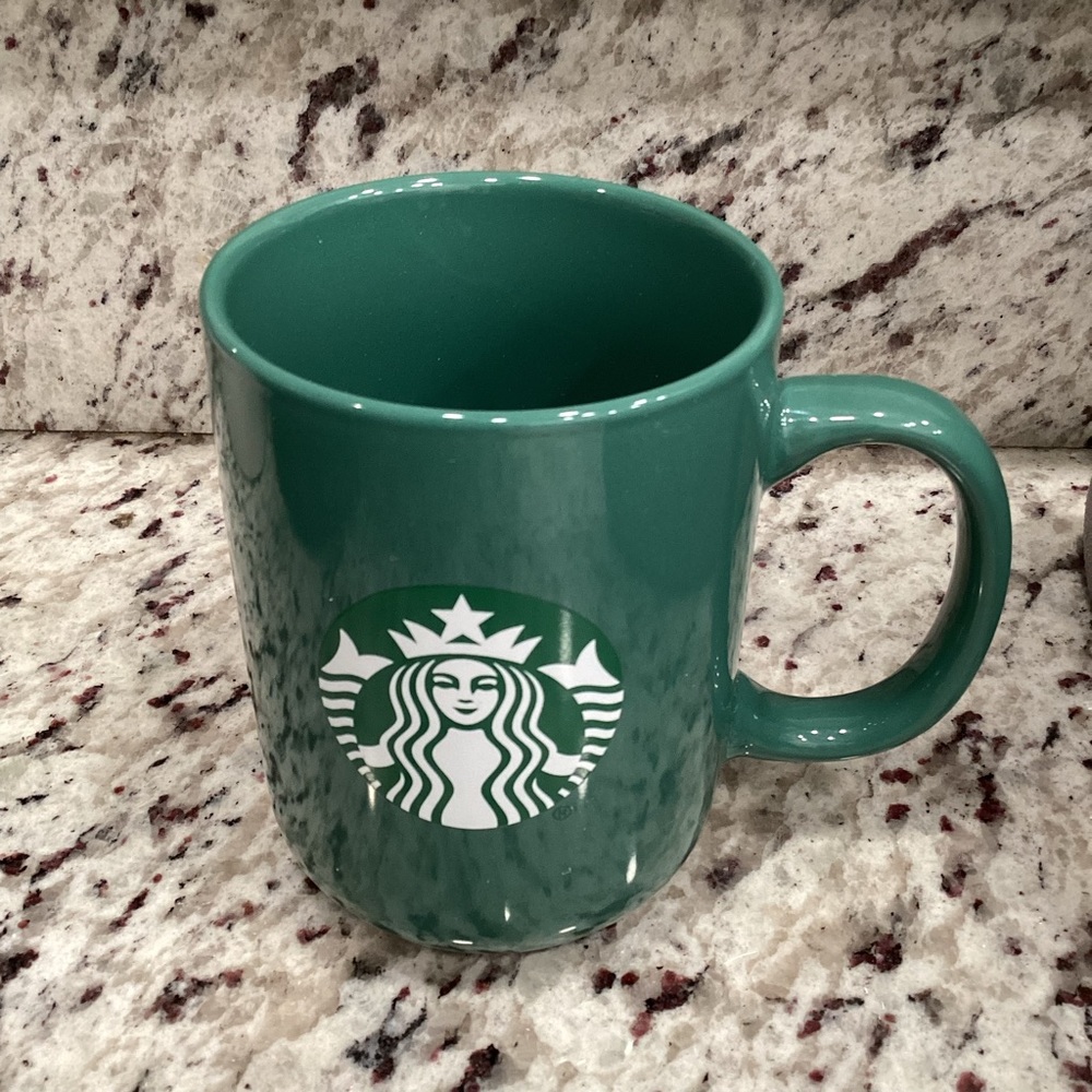 Starbucks Green Ceramic Logo Coffee Mug